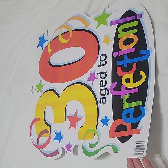 **FREE** #30 Aged to Perfection Birthday Cutout Wall Hanging Decoration - Picture 3 of 5